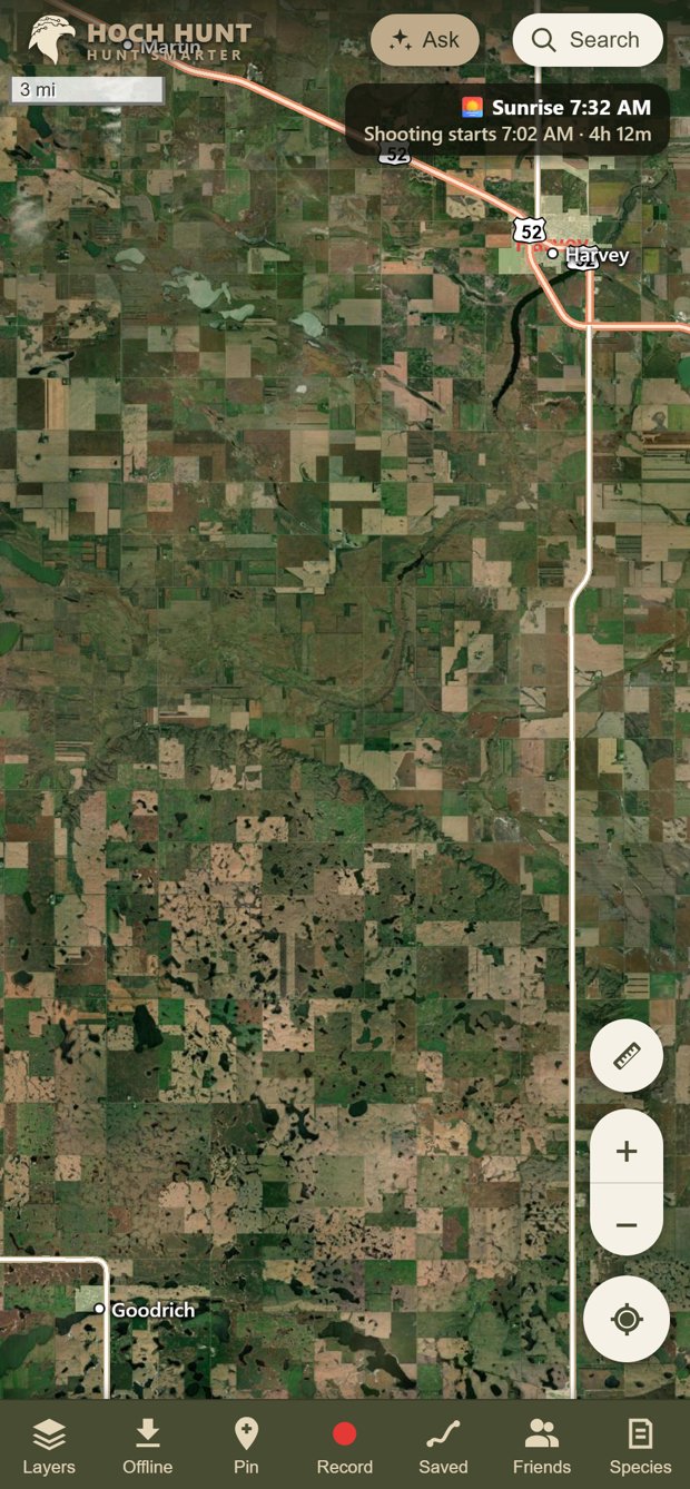 Map without Hoch Maps layers